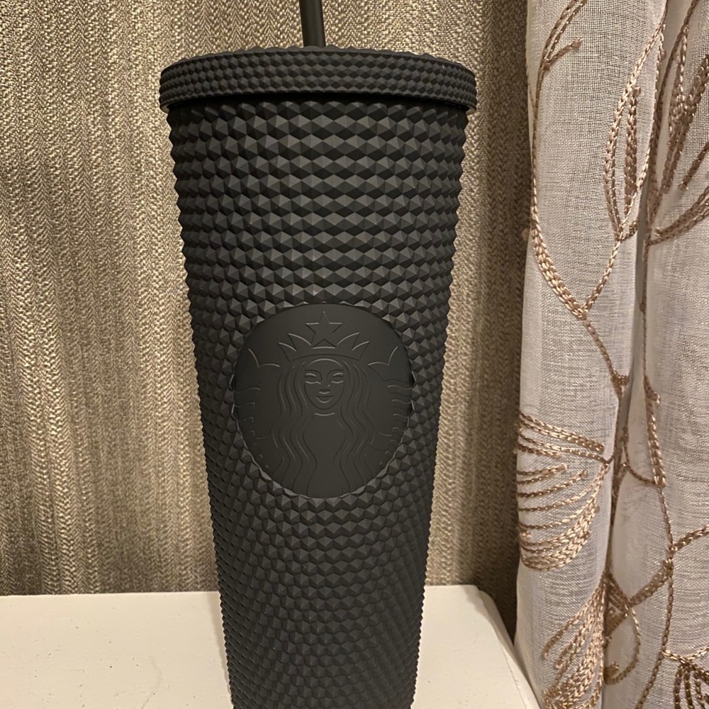 Matte Black Studded Starbucks Cold Cup